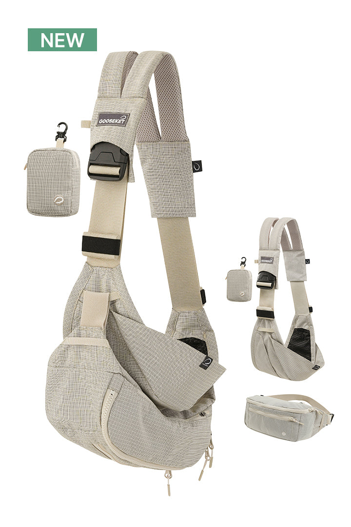 NEW】グスケット抱っこ紐AIR＋Bag ベージュ – GOOSEKET.JP
