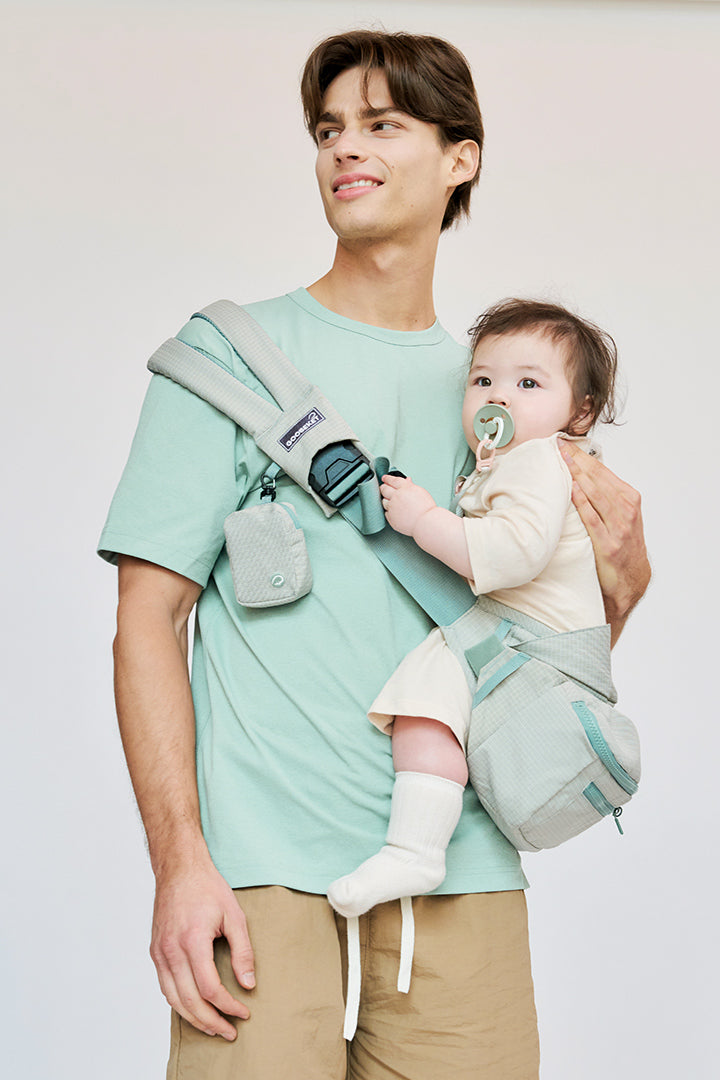 NEW】グスケット抱っこ紐AIR+Bag ミント – GOOSEKET.JP