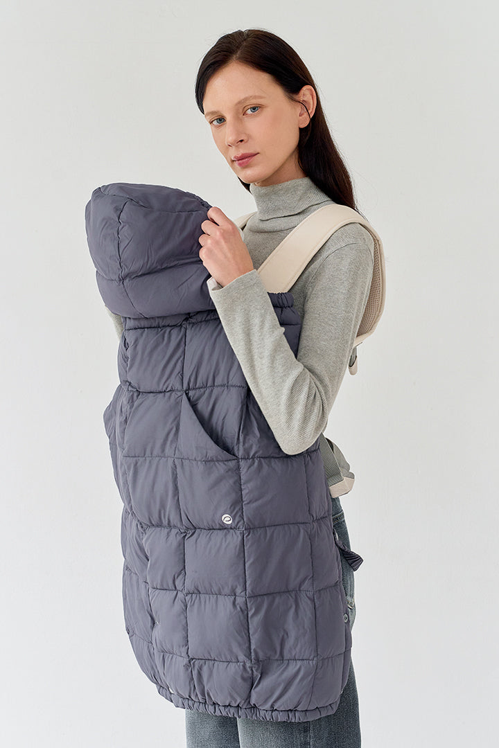 新品未開封未使用品　グスケット　防寒ケープ　チャコールグレー 抱っこ紐防寒ケープ チャコール – GOOSEKET.JP