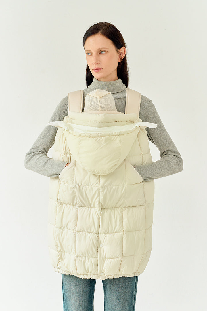 グスケット　抱っこひも防寒ケープ 抱っこ紐防寒ケープ クリーム – GOOSEKET.JP