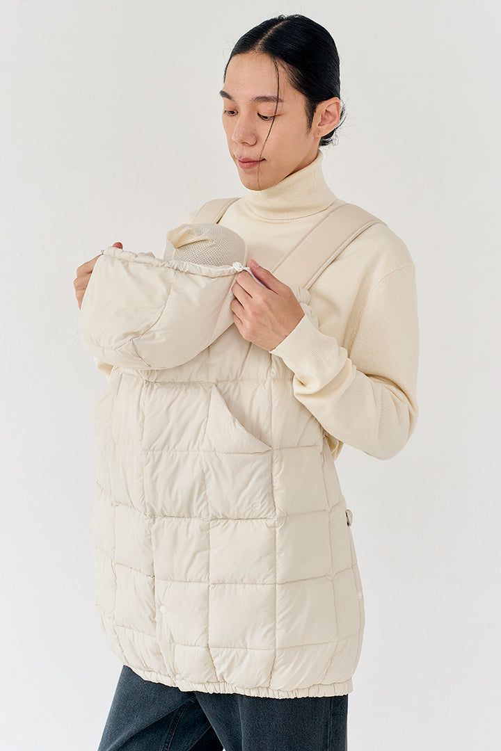 抱っこ紐防寒ケープ クリーム – GOOSEKET.JP