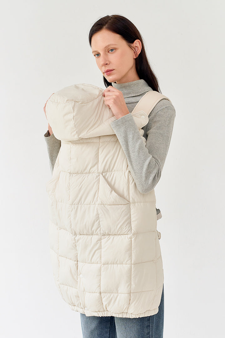 グスケット　抱っこひも防寒ケープ 抱っこ紐防寒ケープ クリーム – GOOSEKET.JP