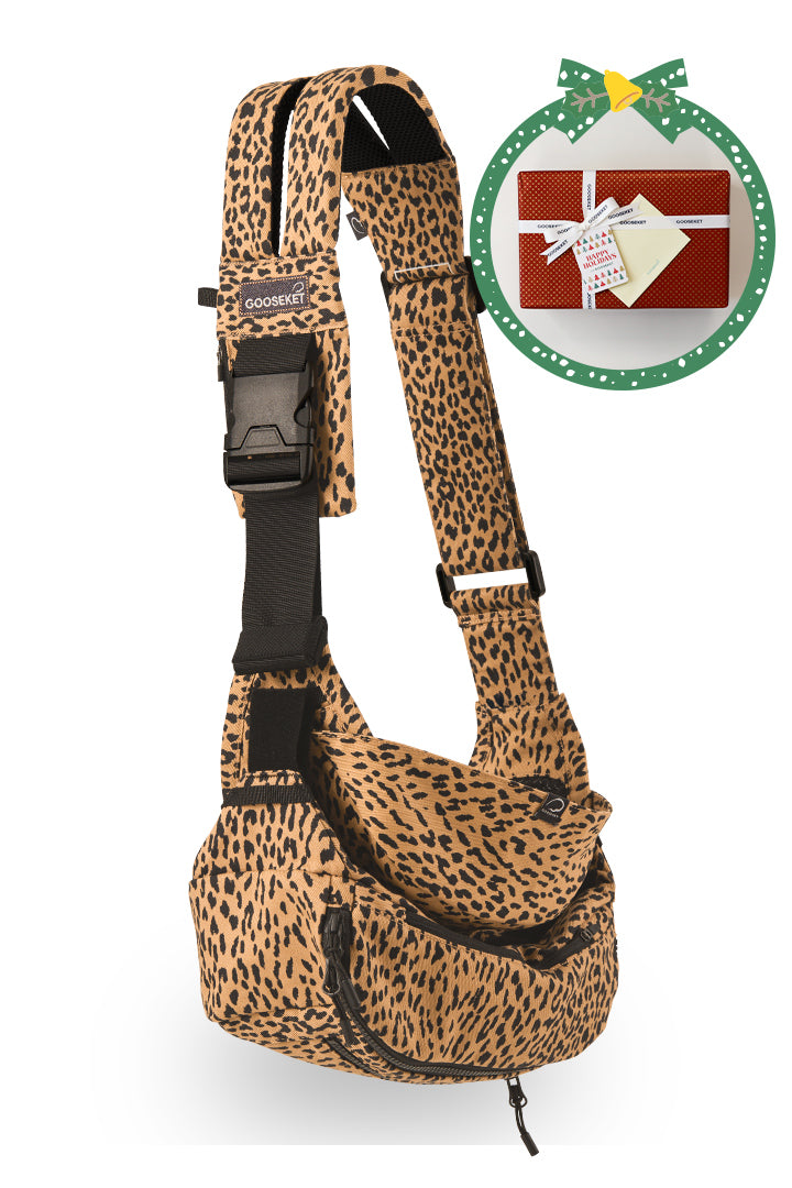 グスケット365抱っこ紐Plus ブラウンレオパード – GOOSEKET.JP