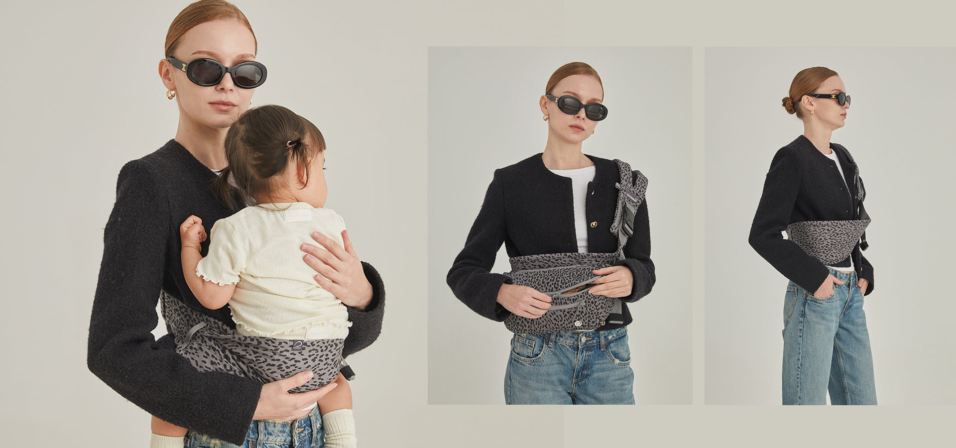 GOOSEKET ブラック ウエストバッグ ra_thumb_bag03.jpg