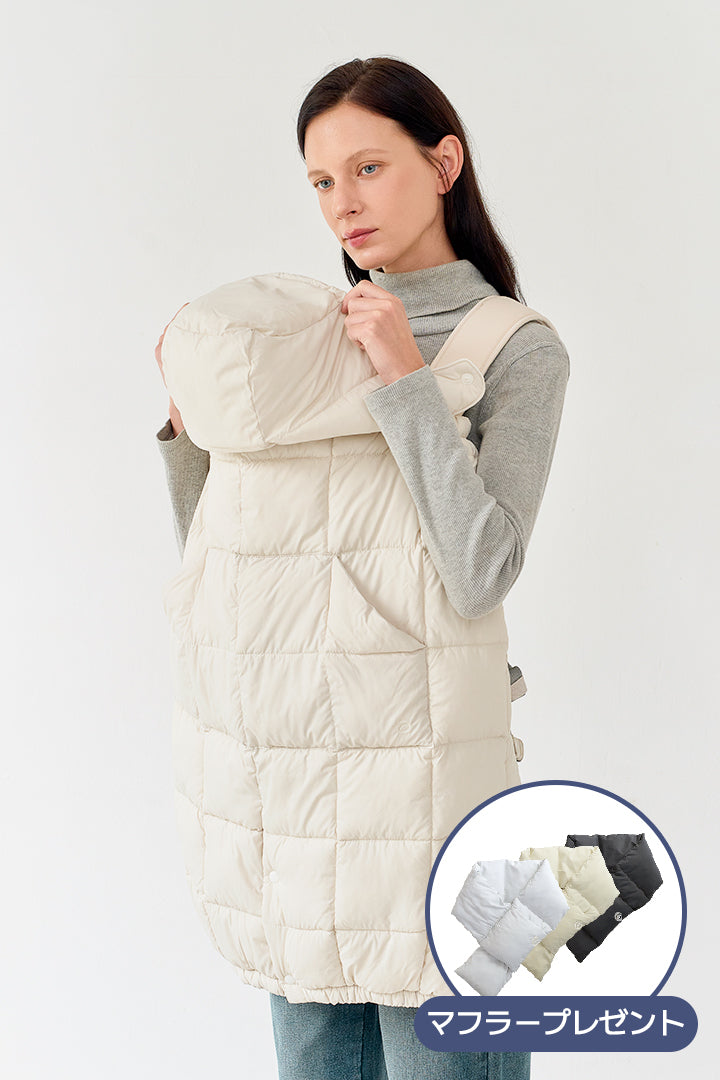 新品未開封未使用品　グスケット　防寒ケープ　チャコールグレー 抱っこ紐防寒ケープ チャコール – GOOSEKET.JP